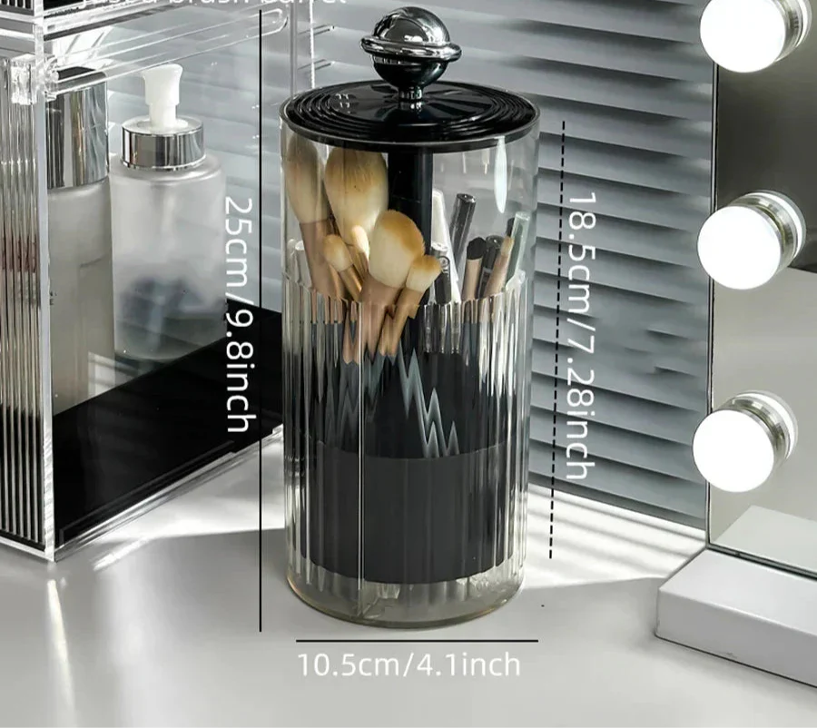 Auto Lift Make-up-Pinsel-Organizer | Stilvolle Kosmetikaufbewahrung