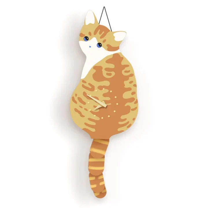 FelineTime – Eine originelle Uhr mit Katzenmotiv und einer schönen, wackelnden Schwanzbewegung