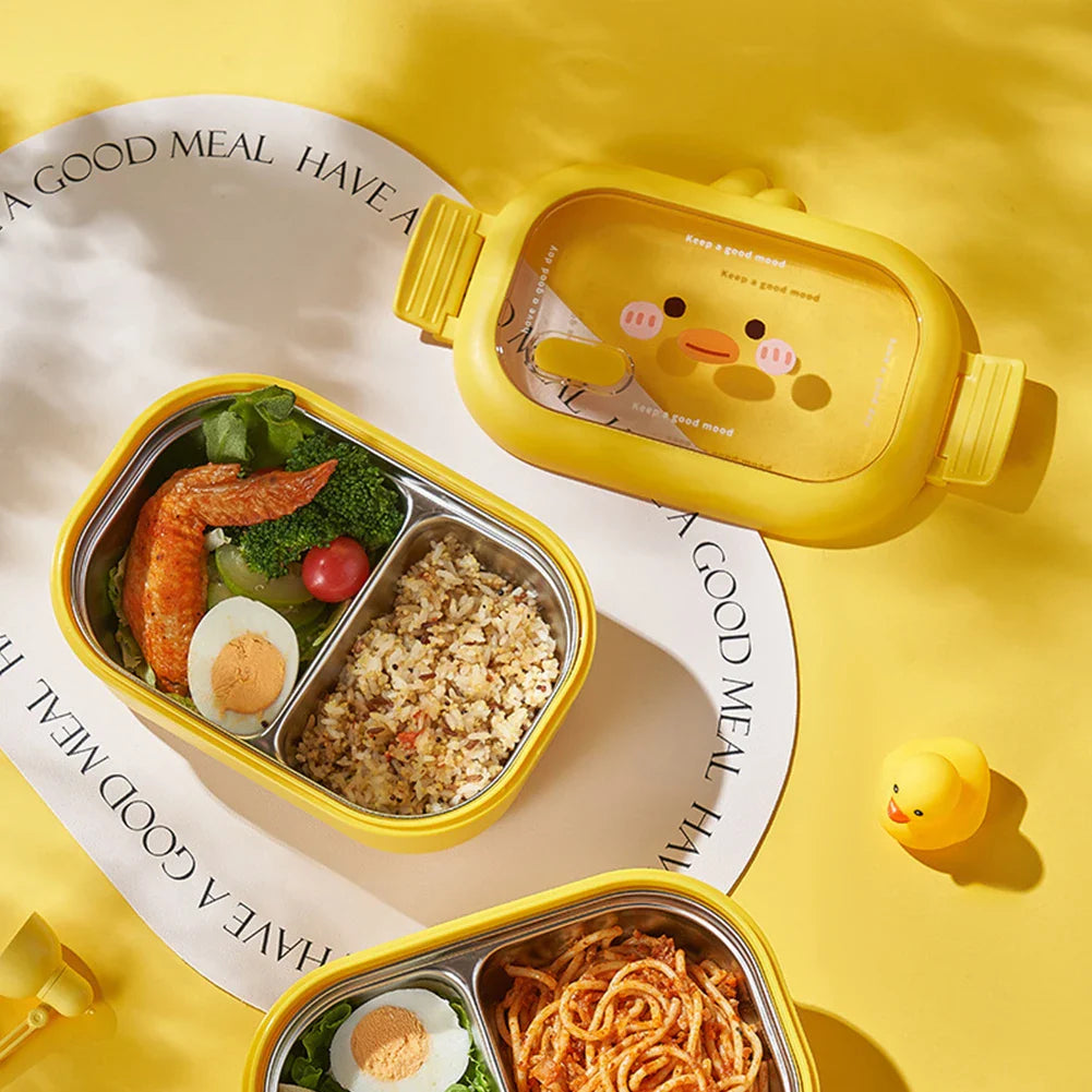 Kinderschule Süße Bento-Box versiegelte tragbare Lebensmittelbehälter