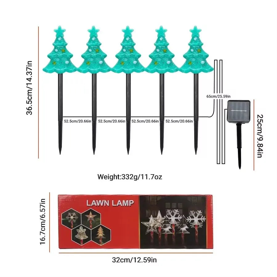 5-teiliges LED-Außenleuchten-Set