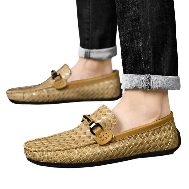 Sander – Robuste Sohle gewebte Slipper