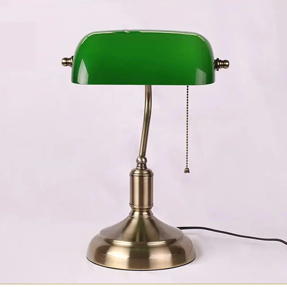 Eclipta – Vintage-Banker-Lampe
