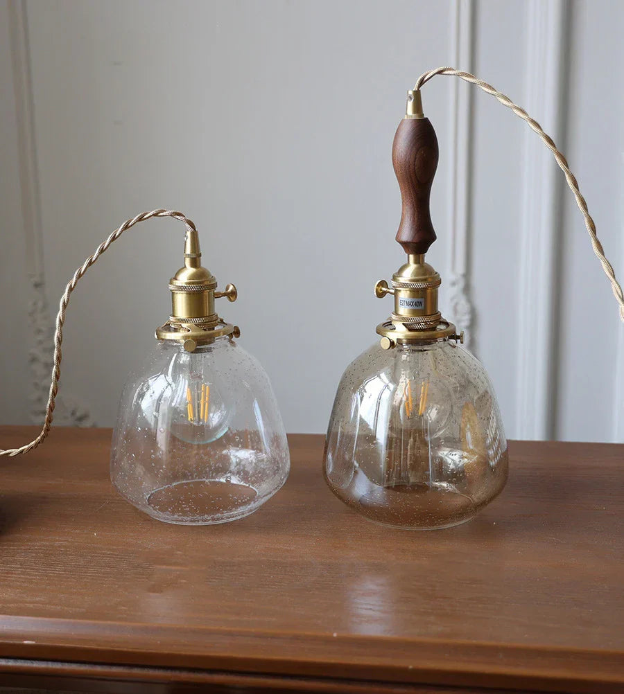 LumiElegance – Vintage Glas Pendelleuchte