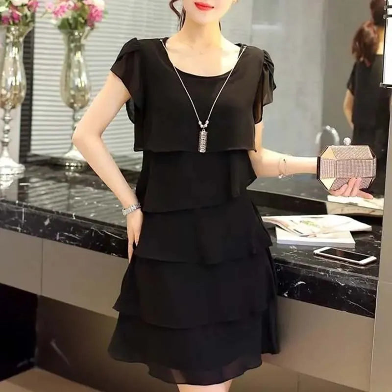 Luna Klassische Sommerkleid für Damen – Einfach und Bequem