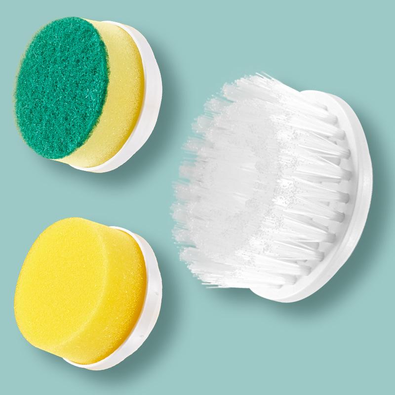 PowerScrub – Kabellose elektrische Reinigungsbürste mit austauschbaren Köpfen