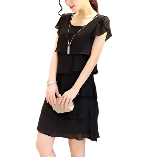 Luna Klassische Sommerkleid für Damen – Einfach und Bequem