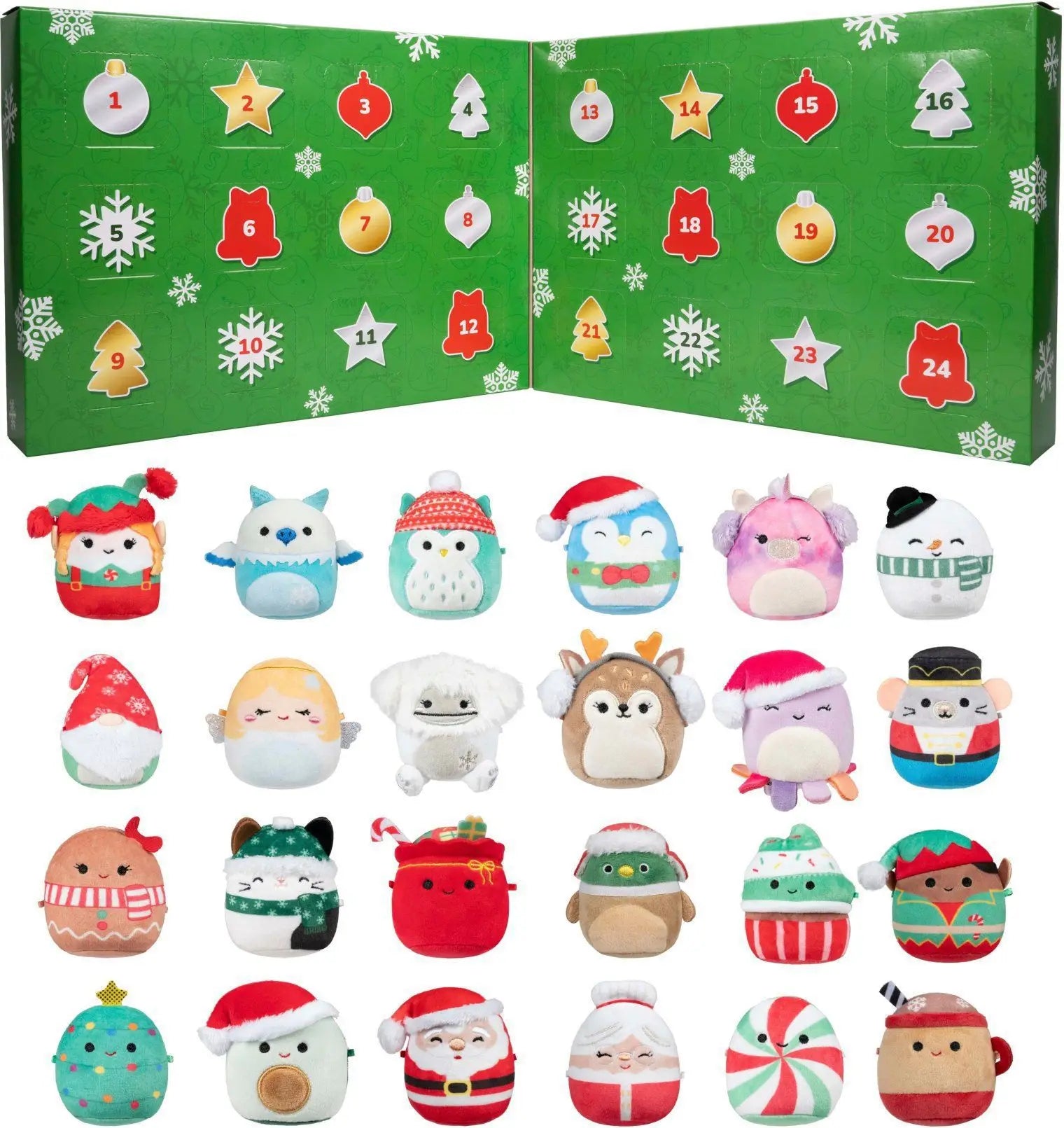 Adventskalender-Set mit Plüschtiere