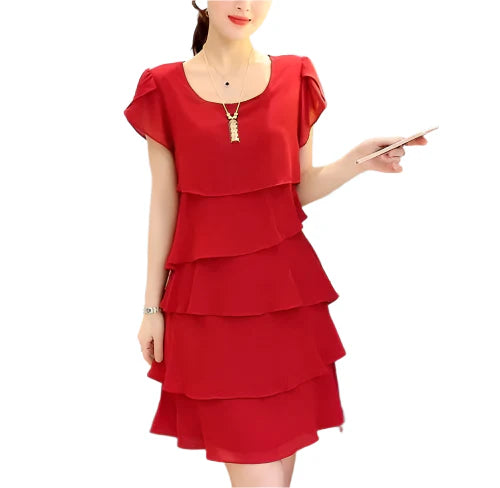 Luna Klassische Sommerkleid für Damen – Einfach und Bequem