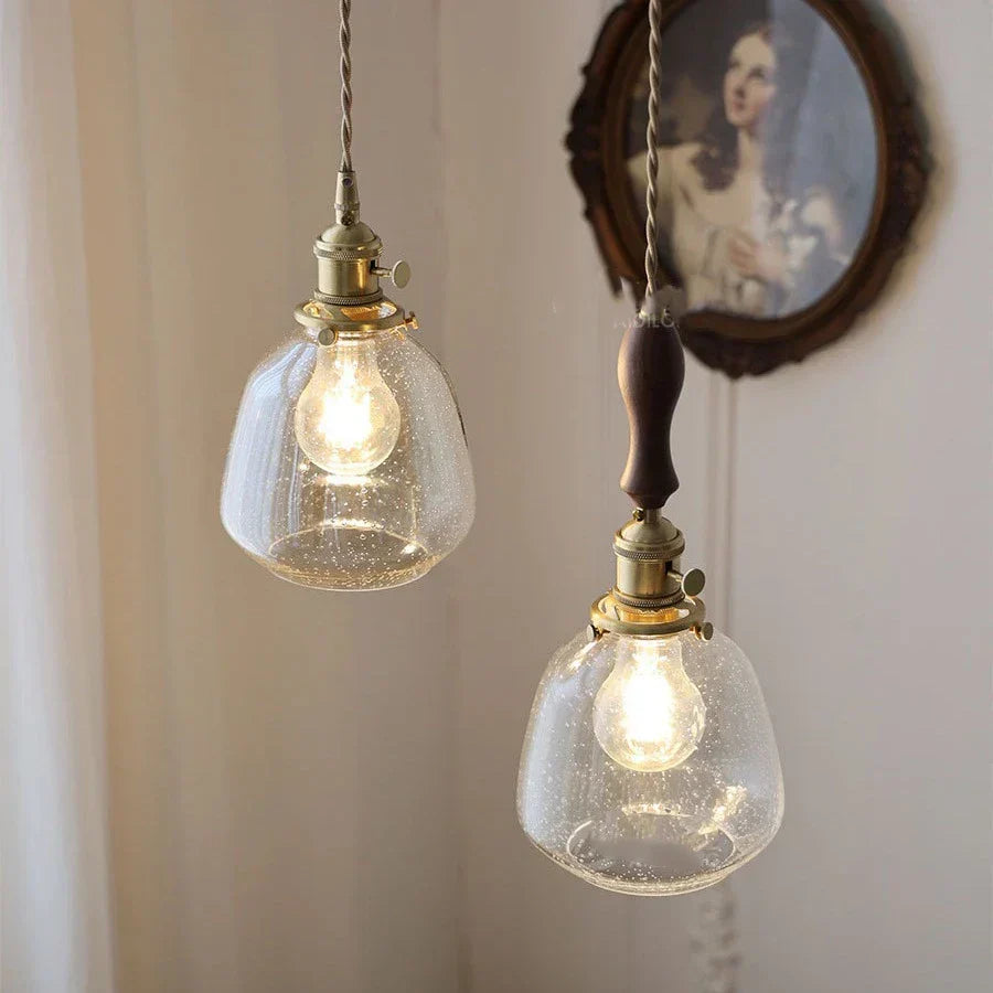 LumiElegance – Vintage Glas Pendelleuchte
