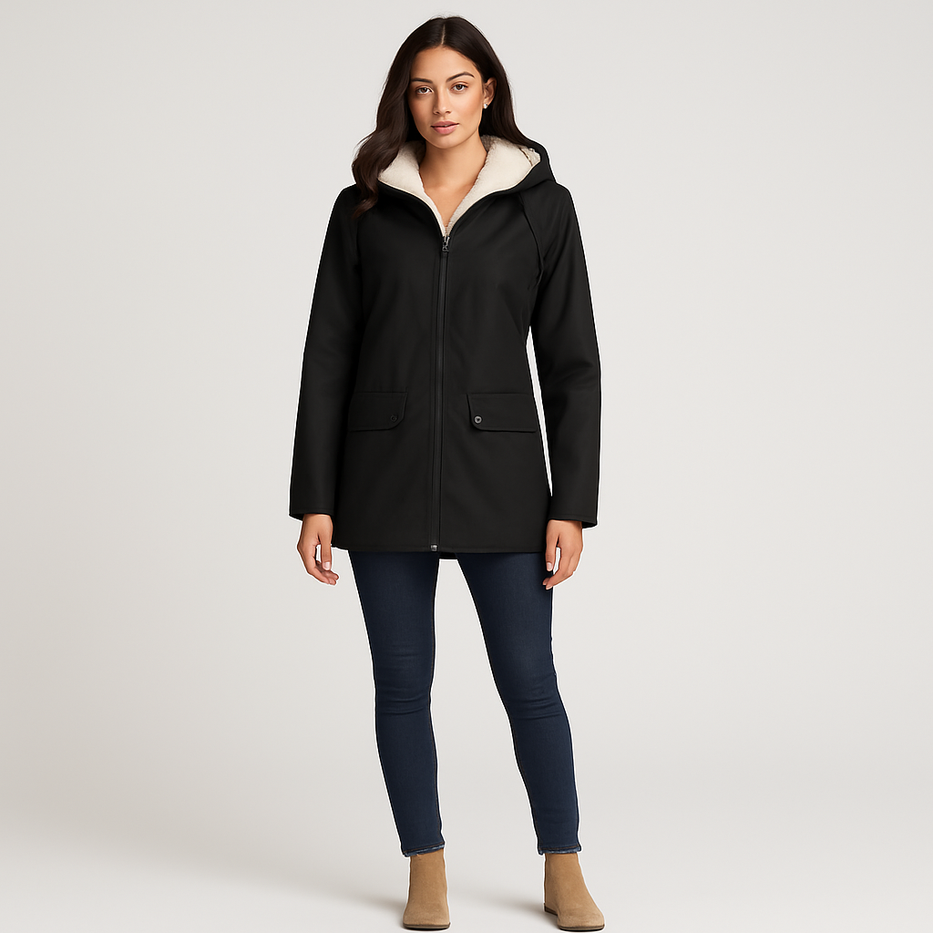 Shania | Wasserdichter Winter-Trenchcoat mit Kapuze
