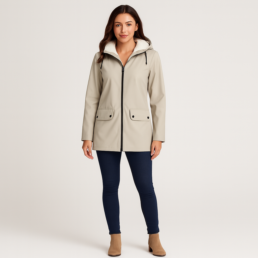 Shania | Wasserdichter Winter-Trenchcoat mit Kapuze