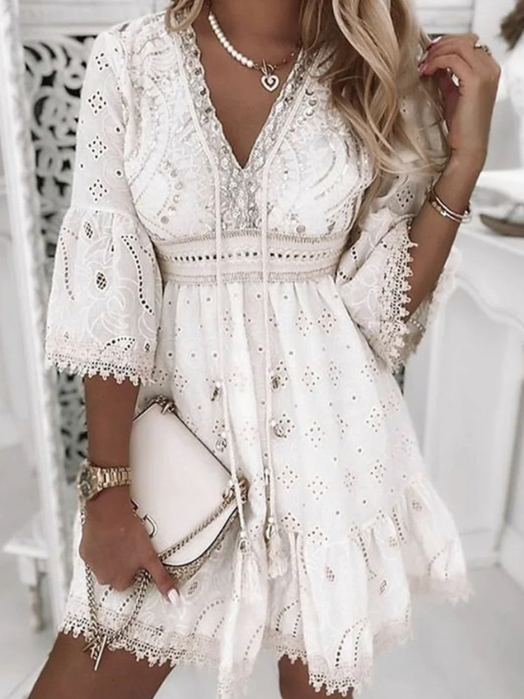 Mila Leichte Sommerkleid – Atmungsaktiver Komfort mit femininer Passform
