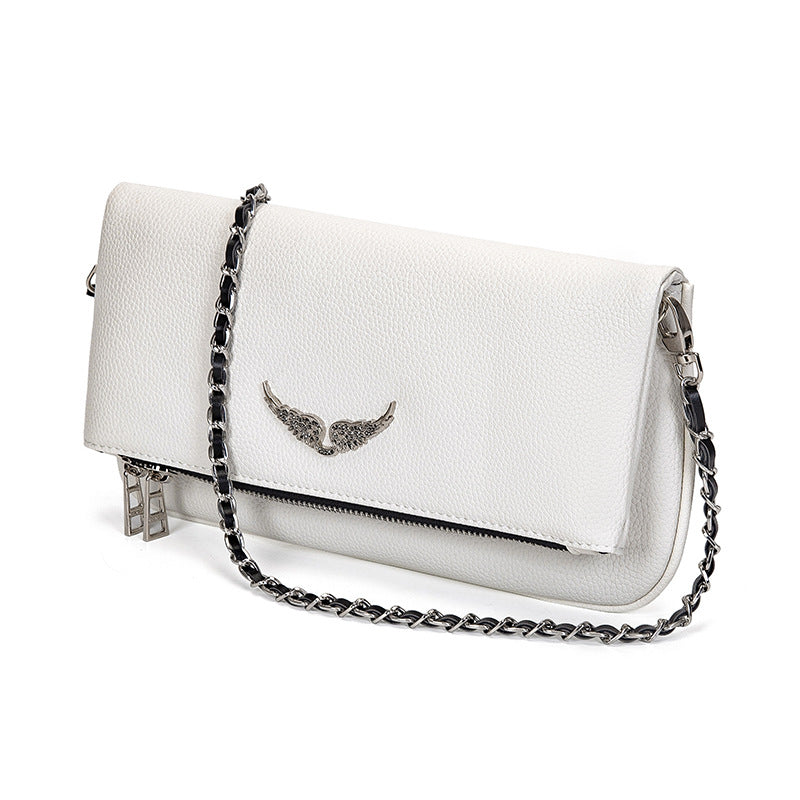 Stella - Luxuriöse Schultertasche mit Clutch