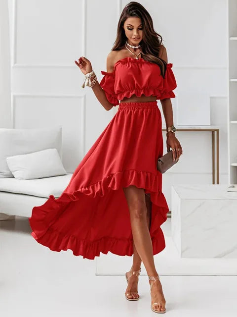 Ava - Elegantes Rüschen-Outfit