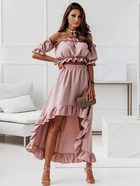 Ava - Elegantes Rüschen-Outfit