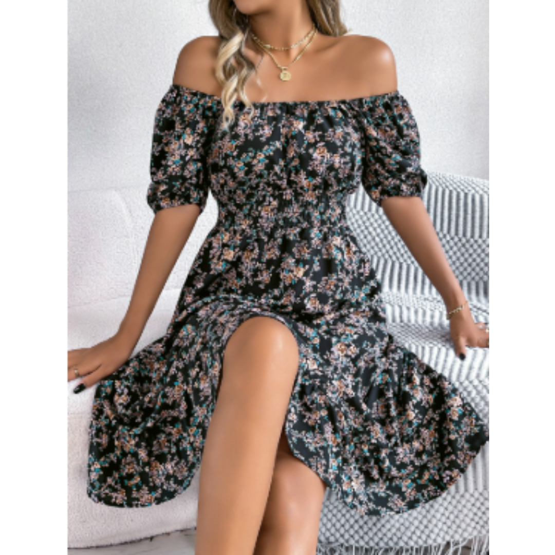 Bettina - Schöne geblümte Sommerkleid