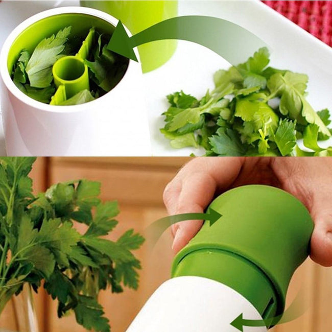 Grindora - Scharfe Kräutermühle für frische Kräuter und Gewürze