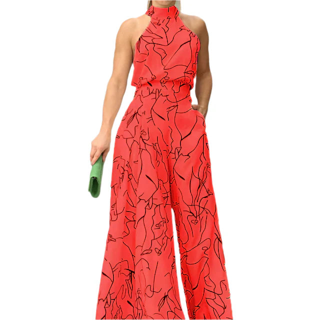 Solene – Eleganter Ärmelloser Jumpsuit mit zeitlosem Schnitt