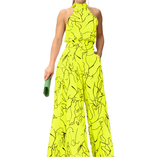 Solene – Eleganter Ärmelloser Jumpsuit mit zeitlosem Schnitt