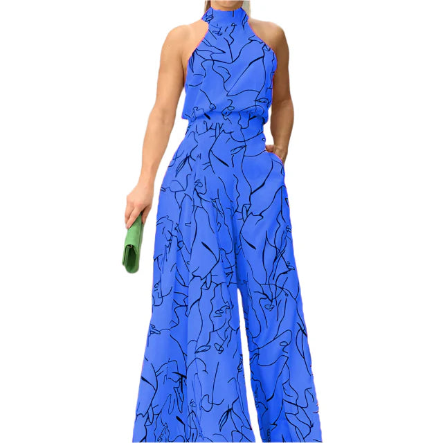 Solene – Eleganter Ärmelloser Jumpsuit mit zeitlosem Schnitt