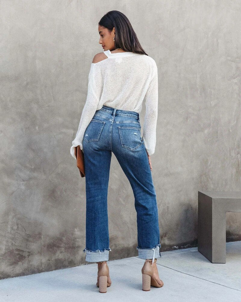 Lara | Elegante Damenjeans aus Denim