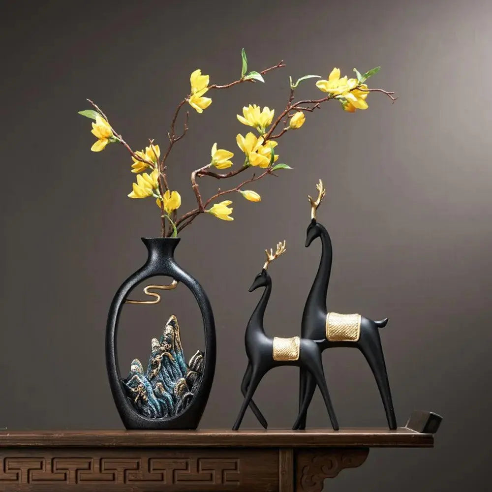 SereniGlow - Elegante Vase für eine ruhige Wohnraumgestaltung