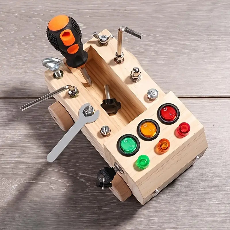 BrightStart - Montessori-inspiriert interaktiver Aktivitätstisch für fesselndes Lernen und Spielen