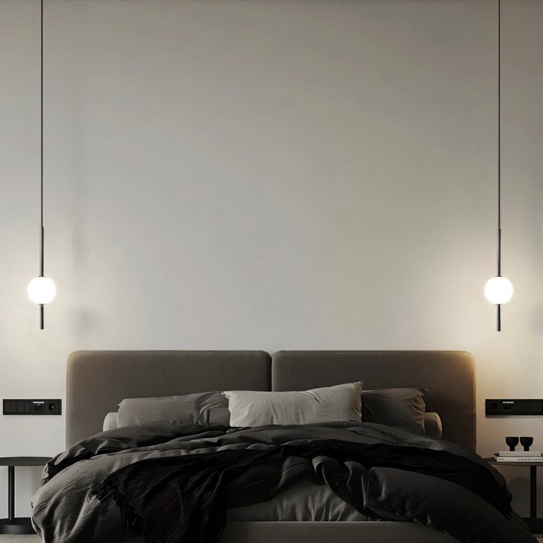HaloDrop – Verstellbare kabelhängende Lampe