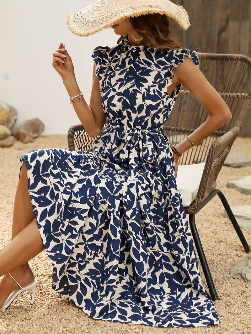 Aurelia – Elegantes Kleid mit Rüschensänen für Frühling und Sommer