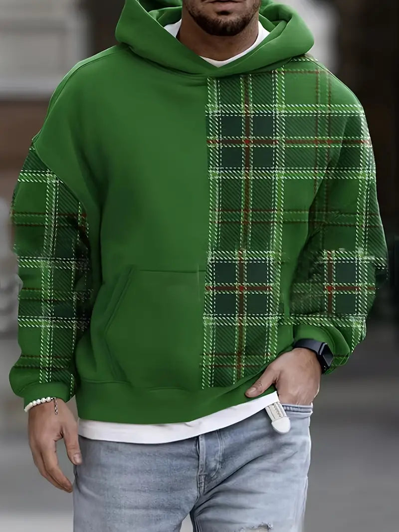 Kevin - Weiche Kapuzenpullover mit trendy Design für Männer