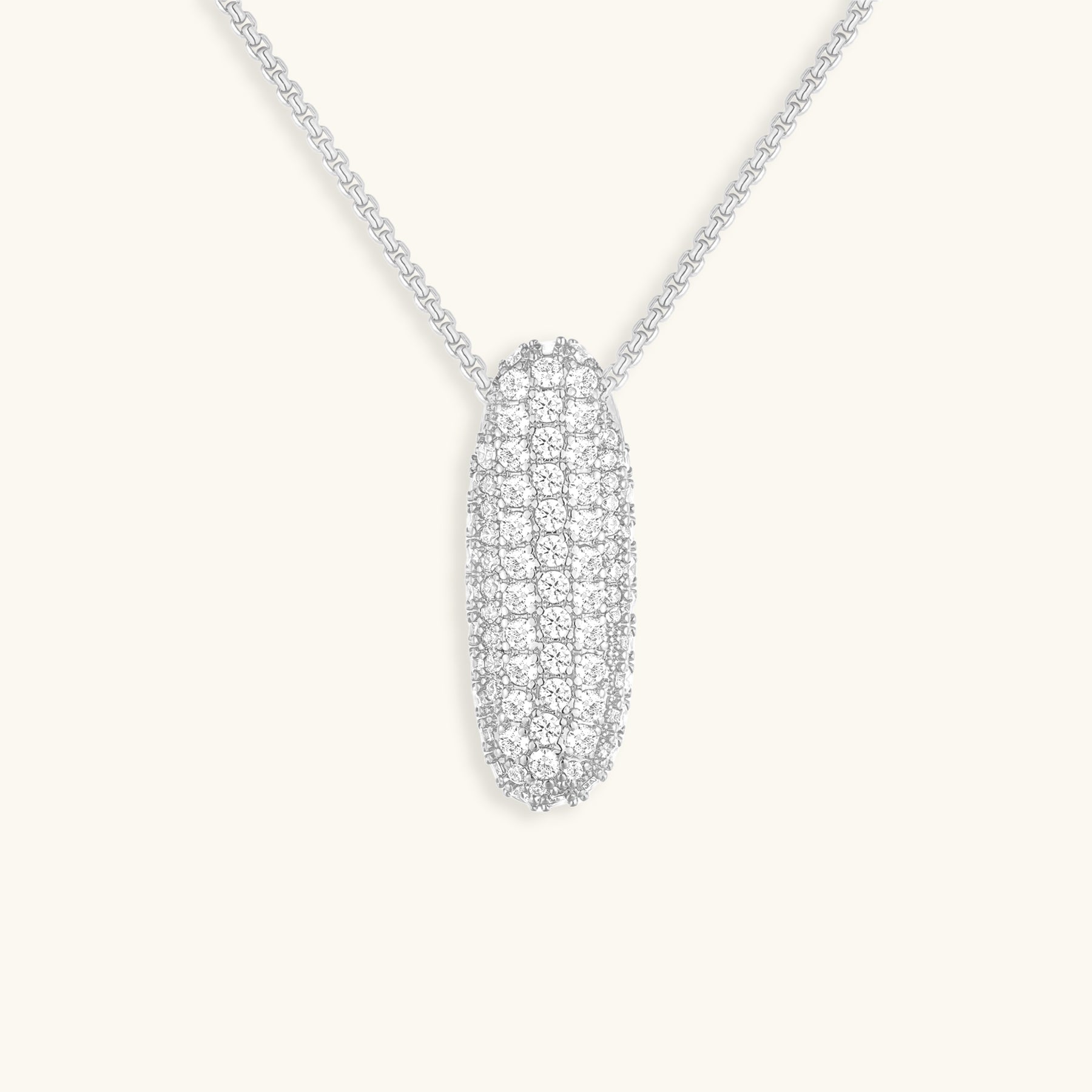 LunaBubble Initial-Halskette mit Diamantoptik – Persönliches Geschenk zum Muttertag