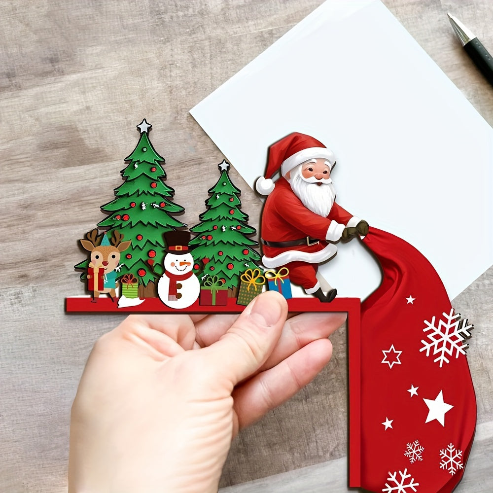 Woodland | Vintage Holz Weihnachten Tür Ecke Dekoration