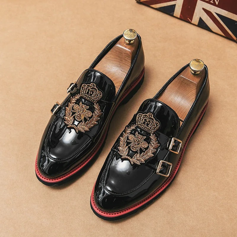 Marco - Elegante Loafers mit doppelter Metallspange