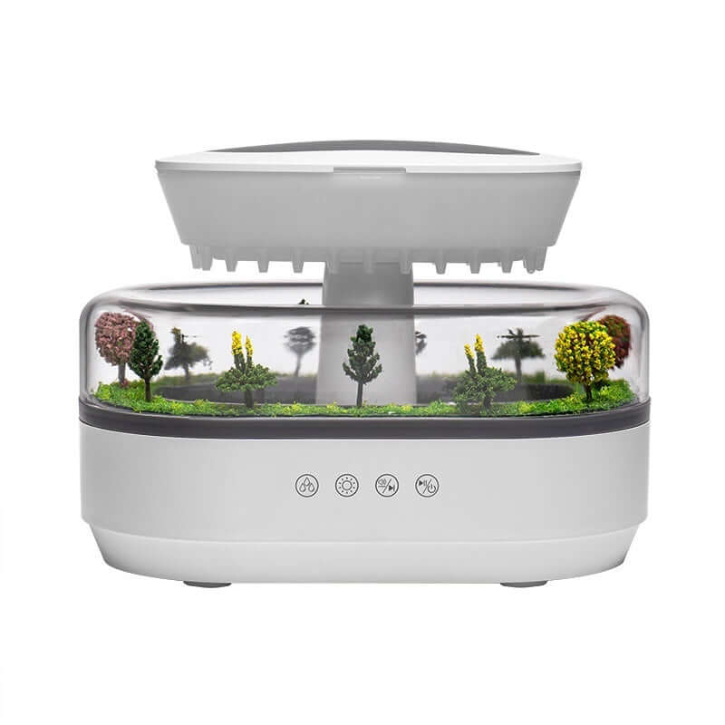MistHaven – Naturinspirierten Diffuser mit beruhigendem Nebel und ambientem Licht