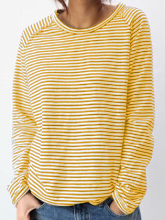 Laura - Lässige Slim Fit Bluse mit Streifenmuster