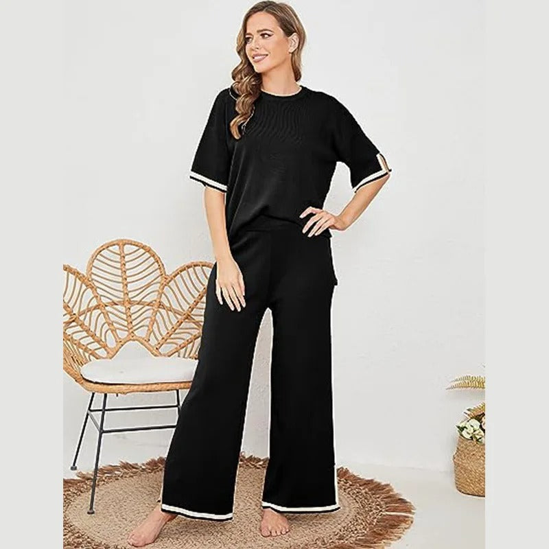 Lily - Elegantes Totaal-Set mit weitem Bein