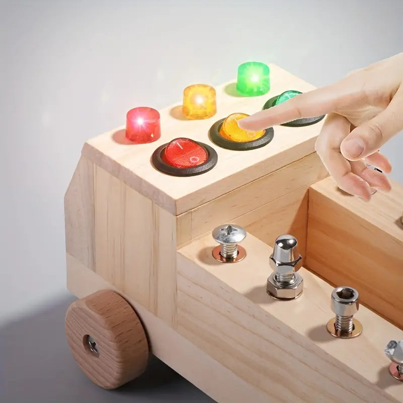 BrightStart - Montessori-inspiriert interaktiver Aktivitätstisch für fesselndes Lernen und Spielen