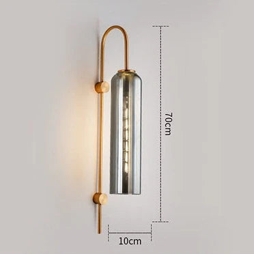 ClarityWall - Moderne Glas-Wandlampe