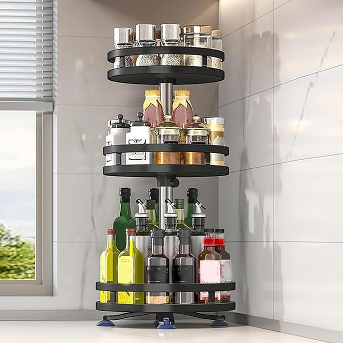 Ultimativer um 360° drehbarer Organizer | Platzsparende Aufbewahrung