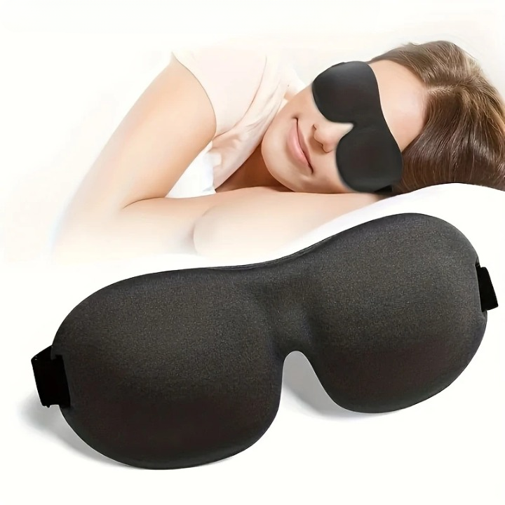 NoirRest - Ergonomischer 3D-Schlafmaske für vollständiges Dunkelheitsschutz