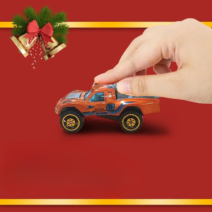 24 Teile Weihnachtsgeschenke Adventskalender Legierungsmodell Diecast Auto Set