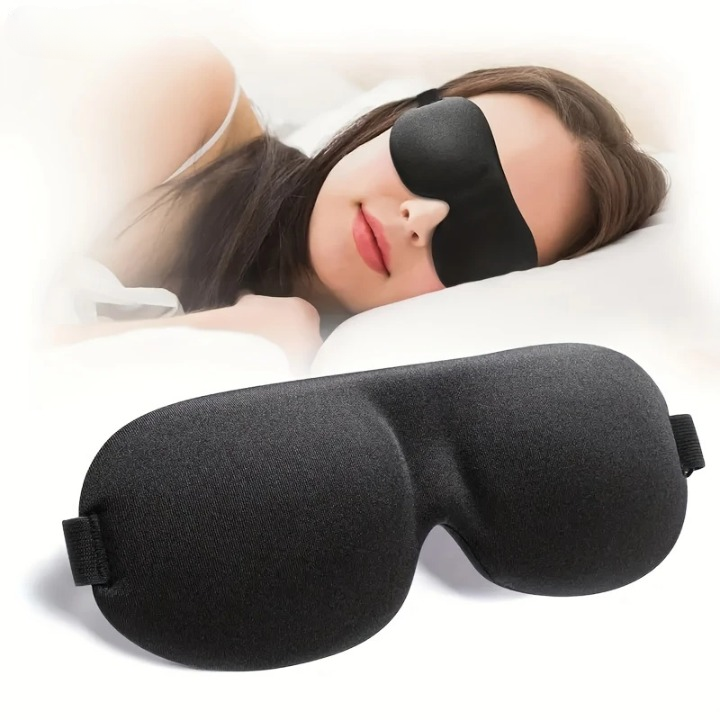 NoirRest - Ergonomischer 3D-Schlafmaske für vollständiges Dunkelheitsschutz
