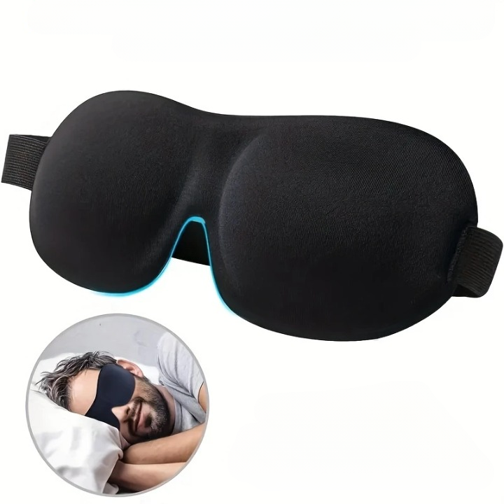 NoirRest - Ergonomischer 3D-Schlafmaske für vollständiges Dunkelheitsschutz