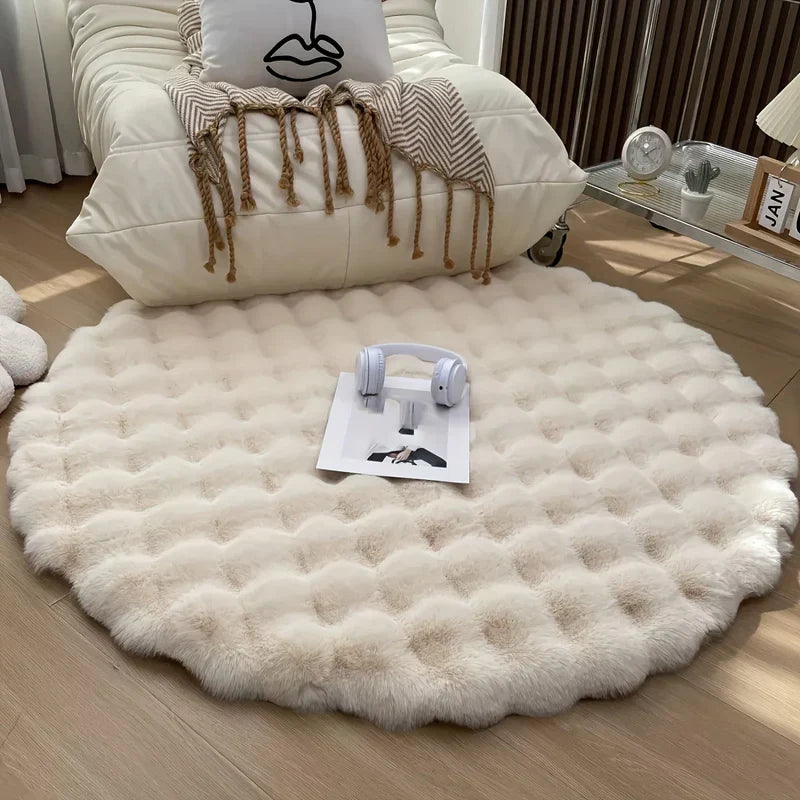 EmberCircle - Warm und eleganter runder Teppich