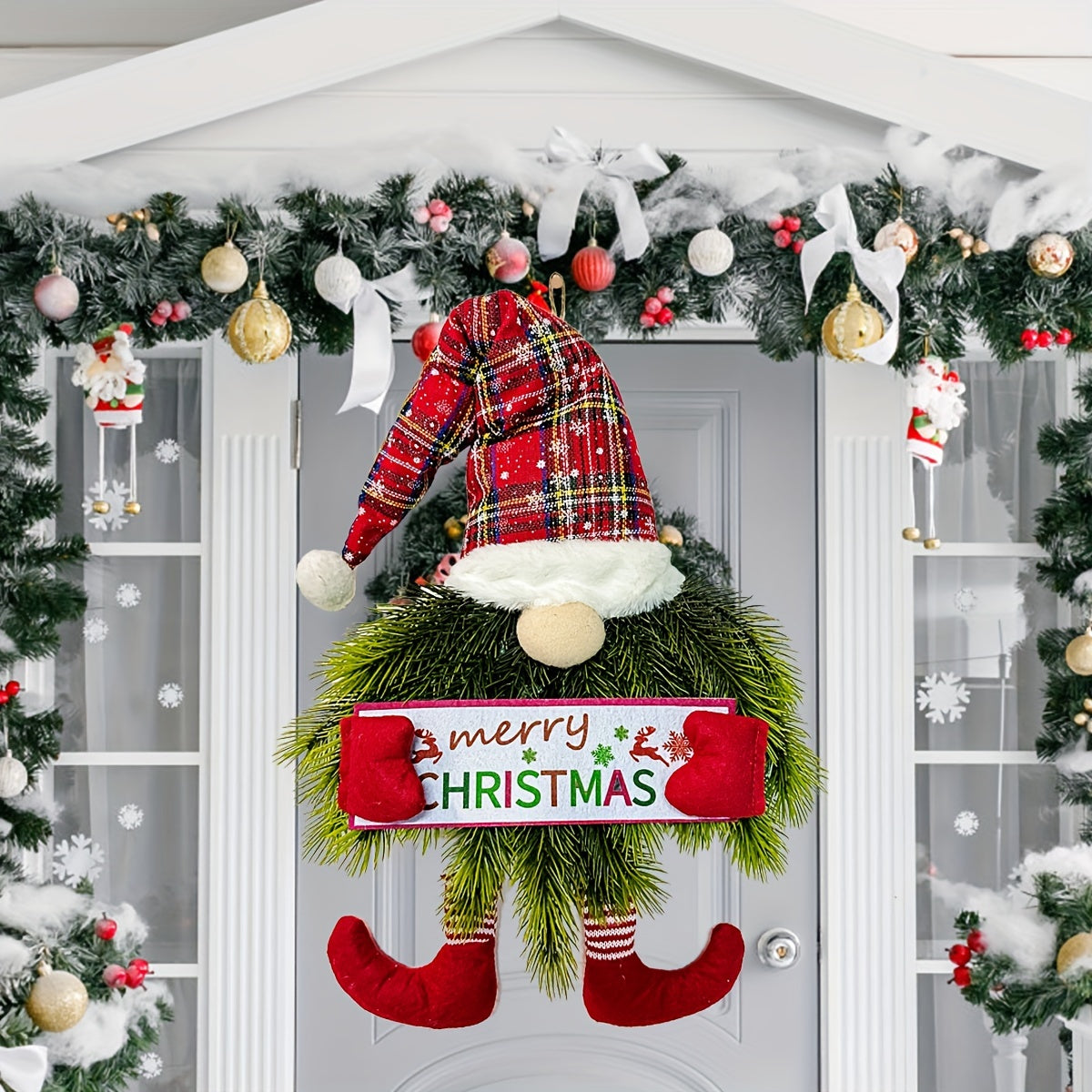 Couronne de Noël Art Déco