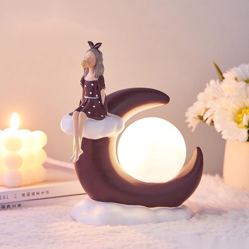 GlowNest Bubble Girl Nachtlicht