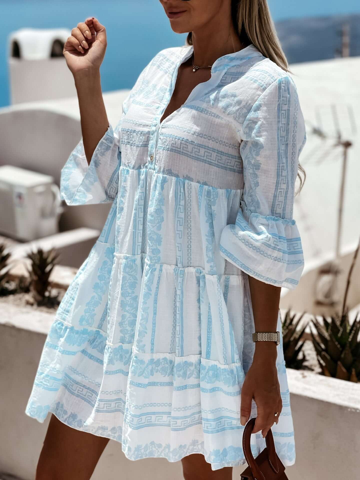 Ria - Boho-Sommerkleid mit Rüschen