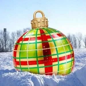 Aufblasbare Weihnachtsbaumkugel