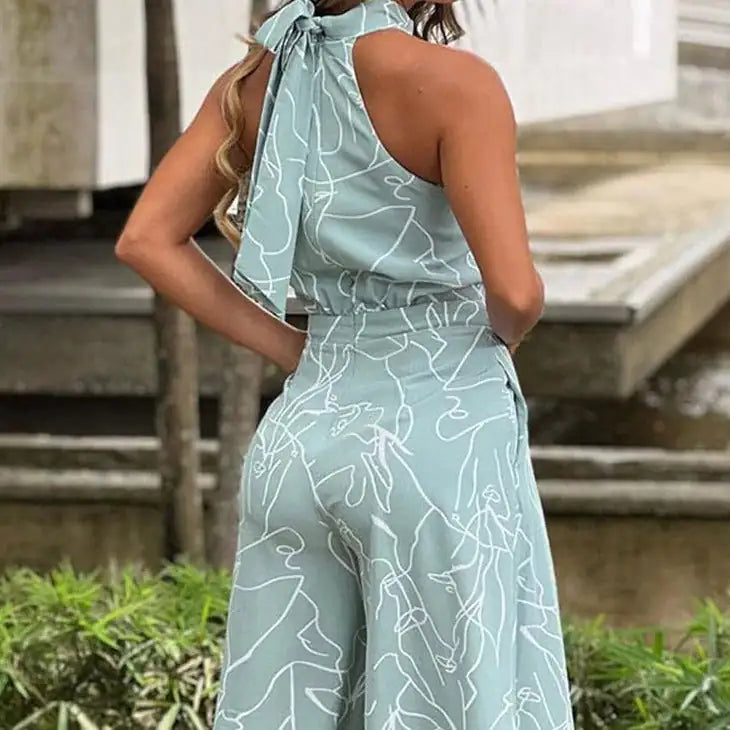 Kira - Jumpsuit mit Halterneck ohne Ärmel