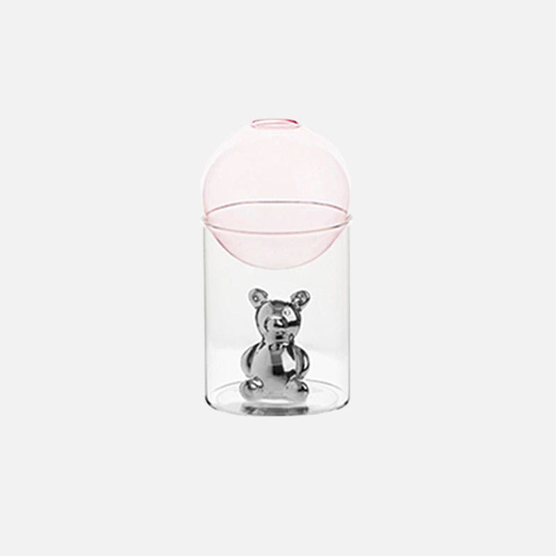 CosmicBear - Elegante Glasvase mit einzigartigem Design